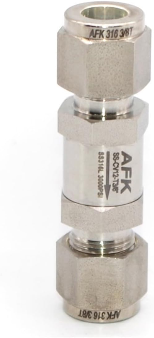 Air Compressor Check Valve Stainless Steel 316 22mm for Liquid and Gas