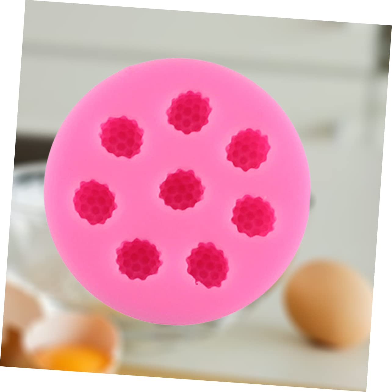 Amosfun 3 Stk Kuchenform Cupcake-Topper DIY-Form Cakesicles Schimmel Formen aus Kuchen Topper Silikonformen schokoladenform silikongießform Geleeform Kuchendekorationswerkzeug Rosa