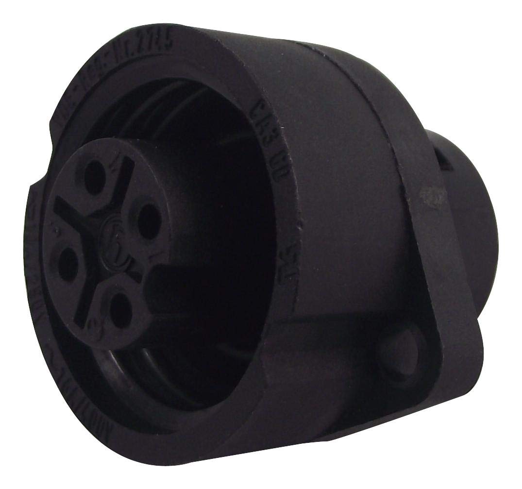 Enchufe para montaje en panel CA3GD, conector circular 3+E vías de tornillo 2