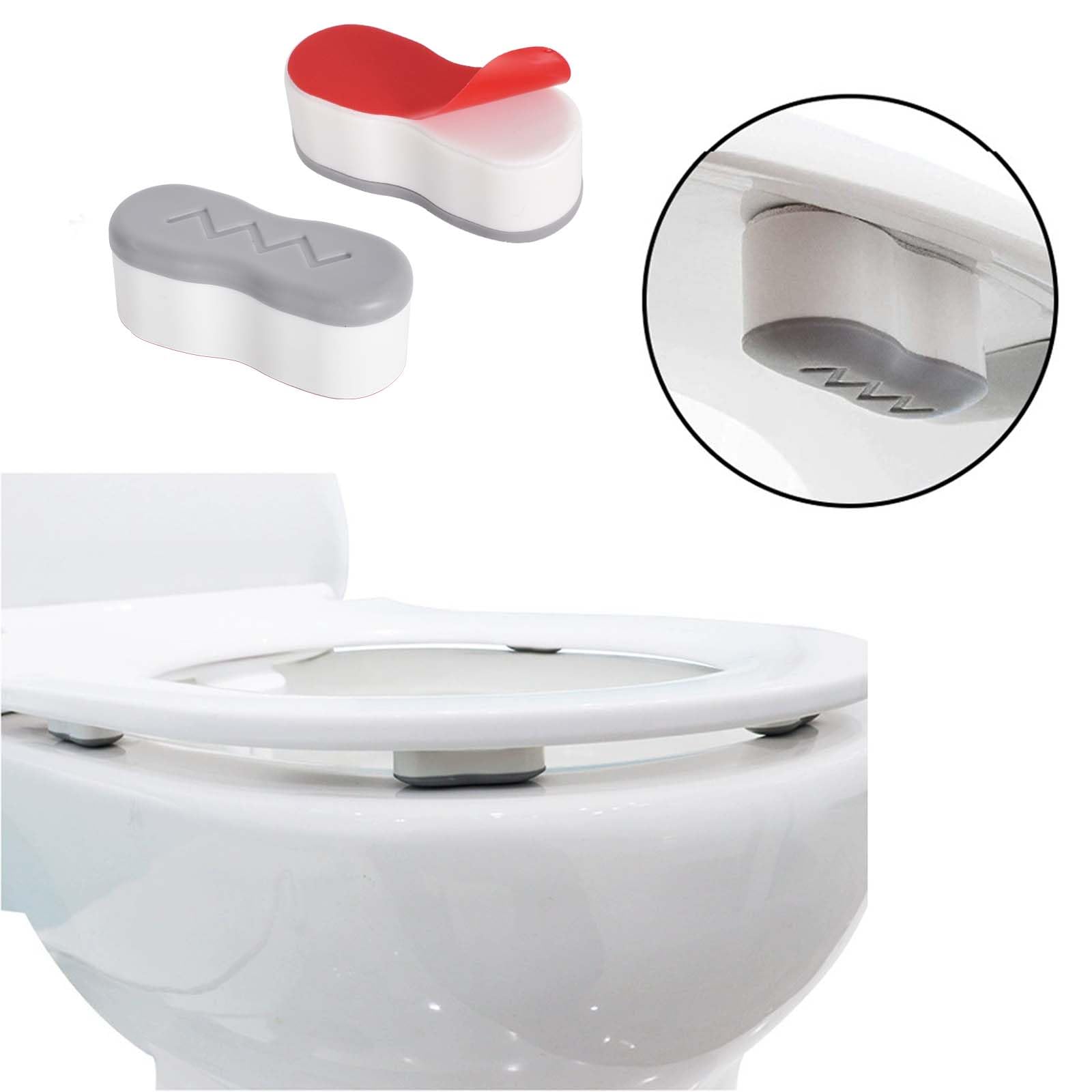 JianLing WC-Sitz Stoßstangen – 8-teiliges Set Aus ABS & TPU Für Toilettendeckel (Standard Rechteck)