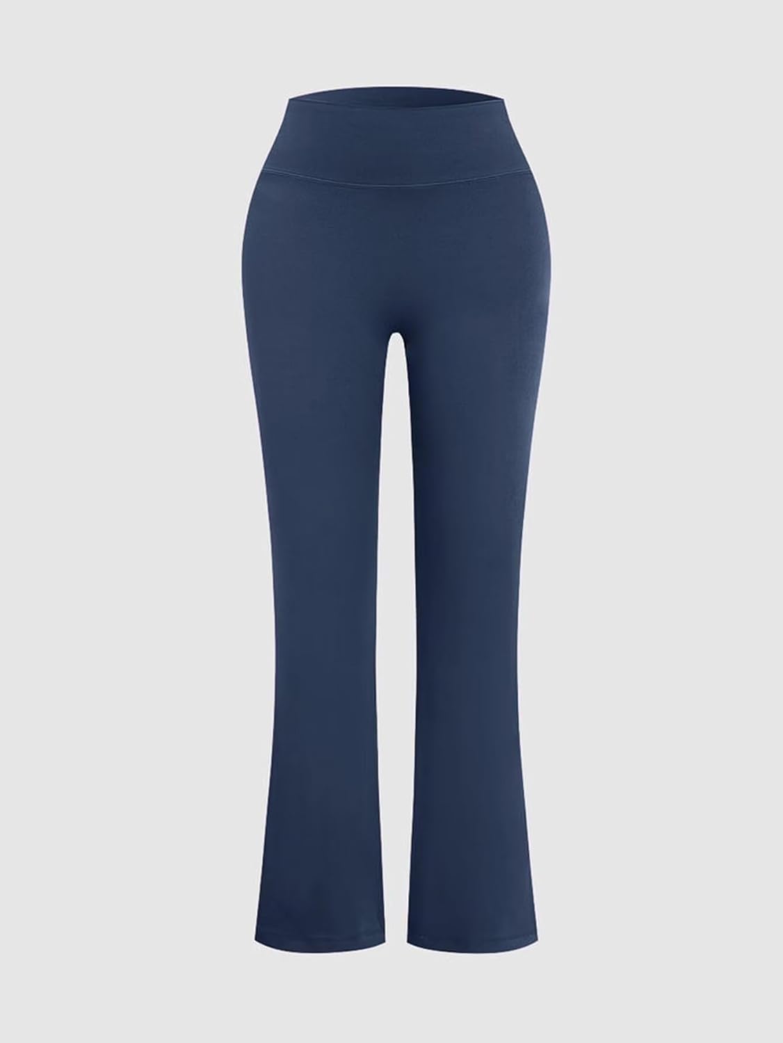 Flamingals Butt Lifting Flared Leggings for Women High Waisted Tummy Control Flap Pocket Hidden Scrunch Cargo Yoga Pants