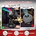 Christmas Projector Lights Outdoor, 2025 Upgraded RGB Laser Landscape Light with All-Metal Casing for Superior Cooling & Durability, IP65 Waterproof, Remote Timer for Yard, Holiday, Party Decor