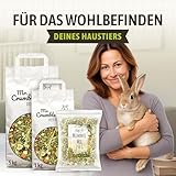 Mr. Crumble Mümmel-Mix Kaninchenfutter 1 kg – Getreidefrei & Pelletfrei – Natürliche Zutaten mit Kräutern & Gemüse – Hoher Rohfaseranteil für gesunde Verdauung & Zahnpflege