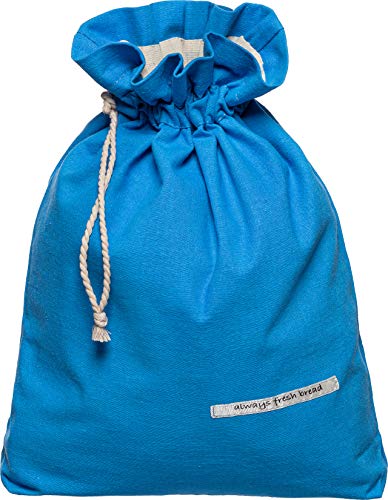 Goodleks Patented Linen Bread Bag, Reusable Bread Bags for Homemade Bread Large