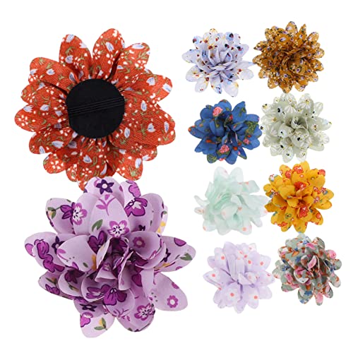BESPORTBLE 50stücke Teiliges Hundekragen Blumen Dekorationen Leichte Pet Charms Für Geburtstag Weihnachten Halloween Für Fotoshootings Und Kostüme Bunte Farben Für Hunde Und Welpen