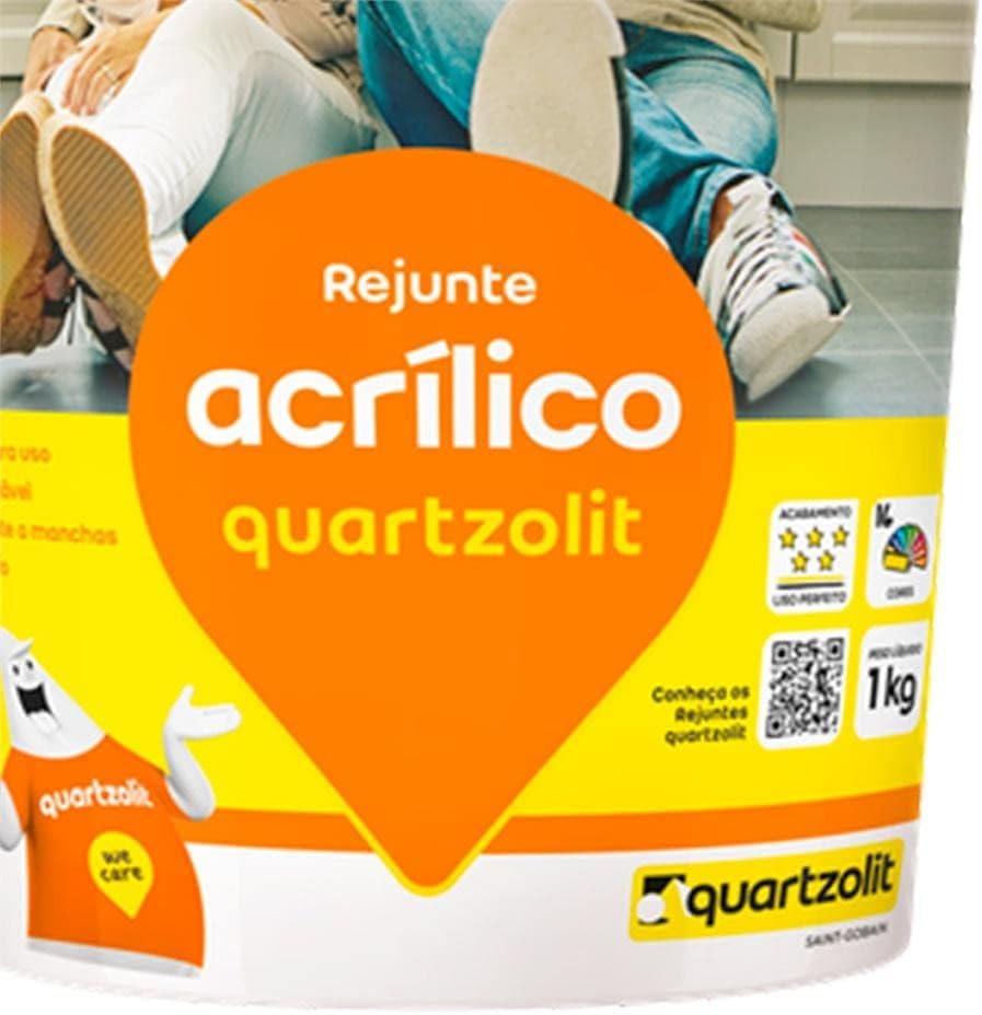 REJUNTE ACRILICO BRANCO QUARTZOLIT - 1KG