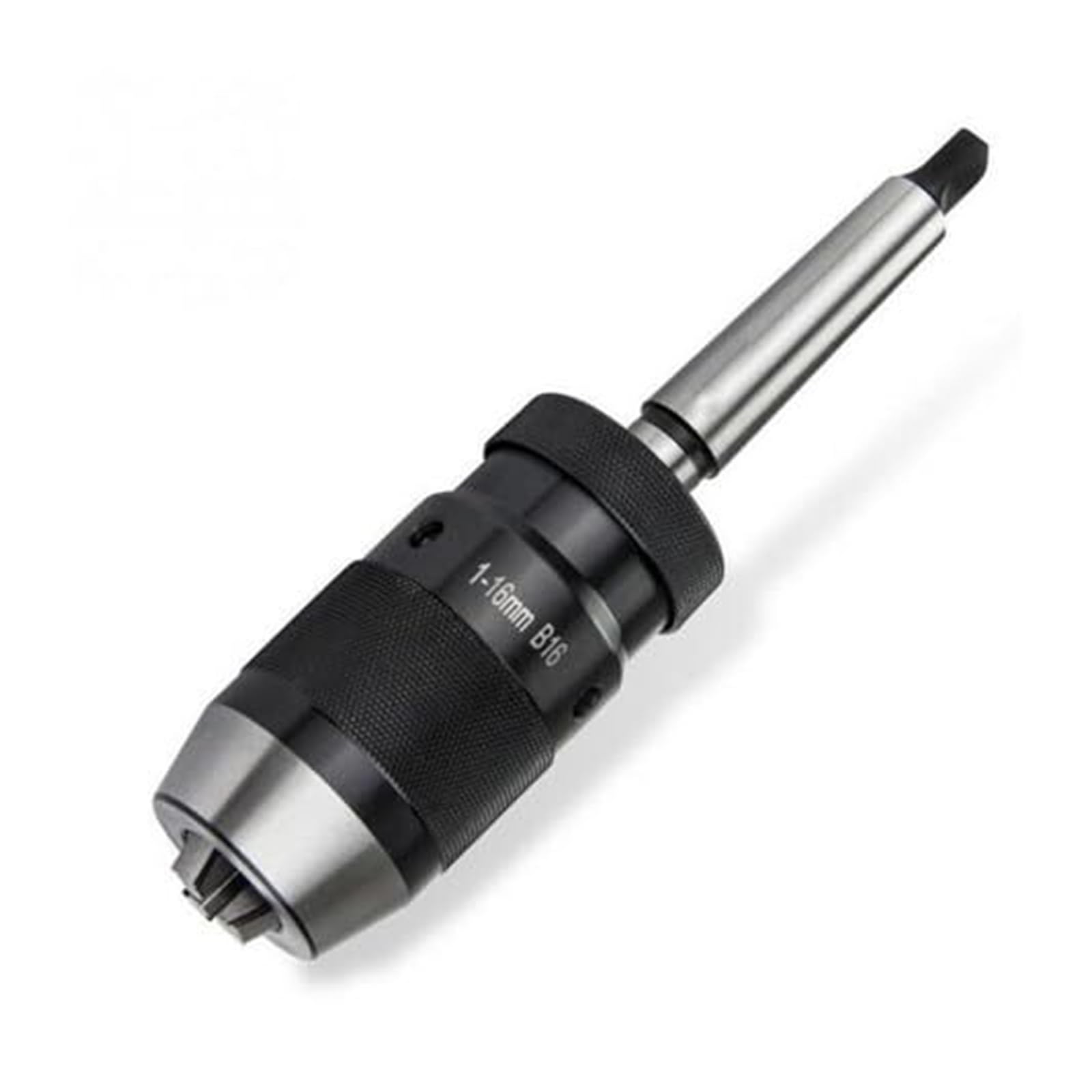 Lathe Chuck, 1 16mm MK2 Keyless Steel Tool for MT2 B16 Arbor Live Center, Portable for General Lathes