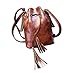 Women Bag, Gillberry New Handbag Shoulder Tassel Messenger Bag Purse Satchel (Brown)
