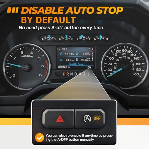 Auto Start Stop Eliminator for 2015 2016 2017 2018 2019 2020 F'ord F-150 Auto Stop Eliminator Turn Off Idle Engine Stop Start System Disabler Harness Start Stop Disable-Plug Play Error Free by NJSBYL - Image 3
