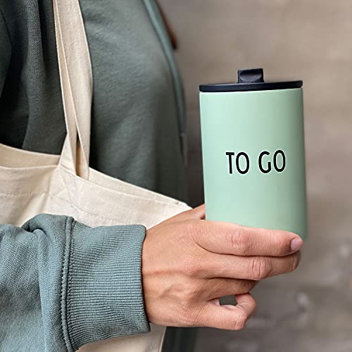 Thermobecher von Design Letters für unterwegs