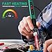 Soldering Iron Kit, 70W Soldering Gun with LED Digital Display, Adjustable Temperature 356-932℉ Solder Kit for Electronics, Includes 5pcs Tips, Stand, Solder Wire, Sponge, Paste, Green