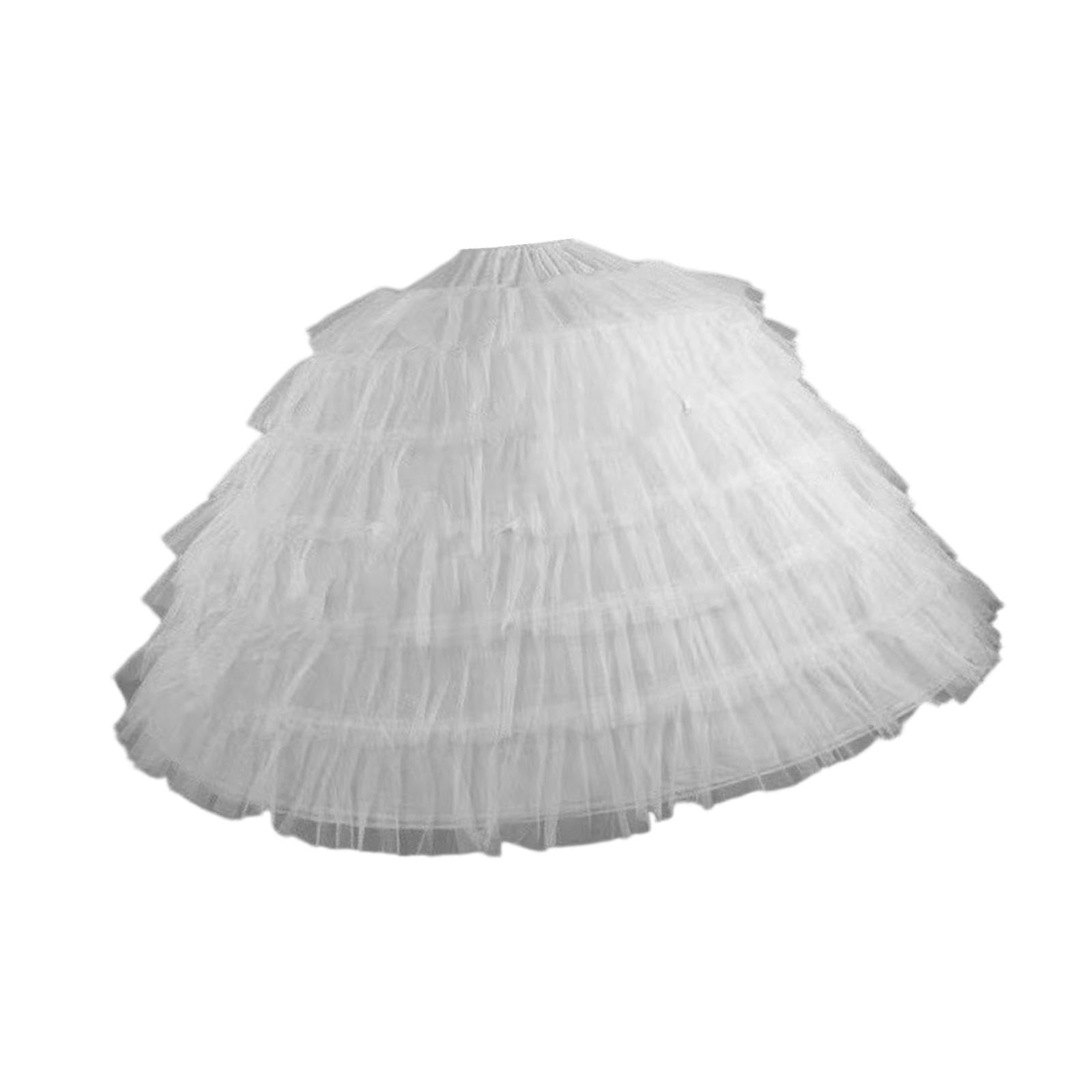 Sottogonna a Cerchio Da Donna in Tulle con Vita Regolabile E Struttura Stabile per Abito Da Sposa, Costume, Festa, Cosplay, Spettacolo Teatr, Style J