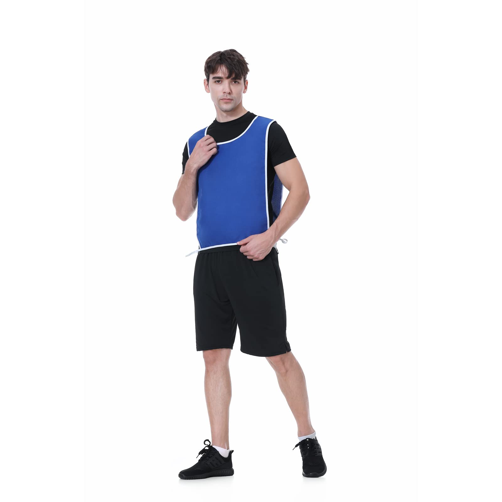 TopTie Personalizzato Scrimmage Vest Sport Evento Bavaglini con Lacci Estesi per Sci Cappotto Invernale Adulto e Giovane