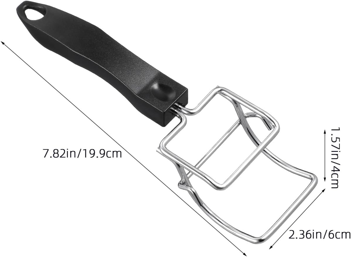 Luxshiny Oven Tray Clip Heat Resistant Air Fryer Rack Puller for Toaster Oven Hot Dish Plate Gripper Pot Pan Extractor for Safe Tray Removal 7.83 X 2.36 X 1.57 in