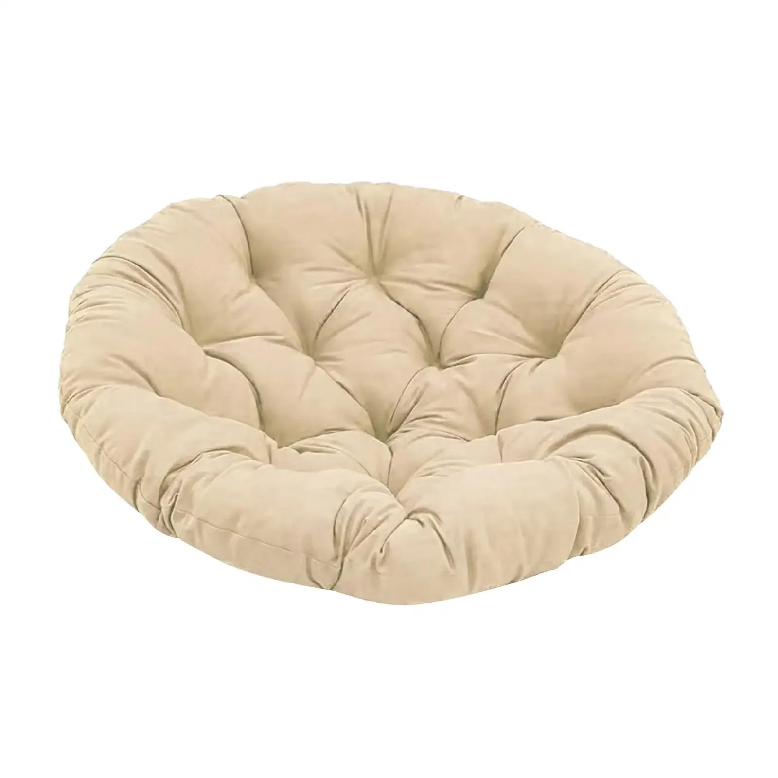 Coussin de siege rond impermeable de 50cm et résistant pour chaise oeuf suspendue