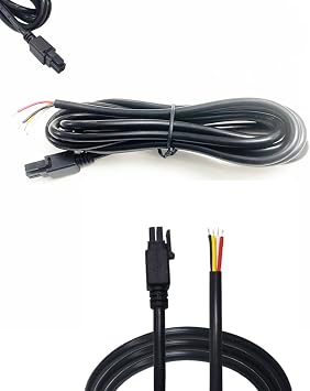 CompuPort - 4 Pins Boot Molex DC GPIO Power Cable Shielded and soldered Tips, Compatible with Microhard, Cradlepoint, Teltonika, Sierra Wireless Airlink,Peplink, Perle and More Cellular Modems