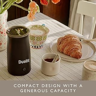 Dualit Hot Chocolate Maker & Milk Frother - 340ml Capacity - Ideal for Flat Whites, hot Chocolates, cappuccinos Lattes and More - One Touch Operation - Removable Whisk for Easy Cleaning – Cordless