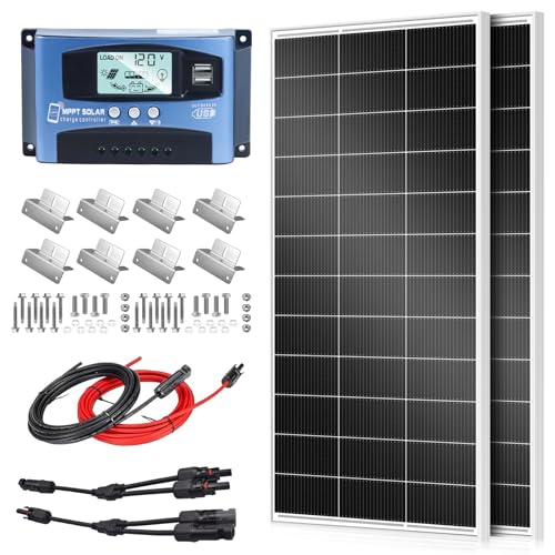 600W Monocrystalline Solar Panel Kit with Charge Controller