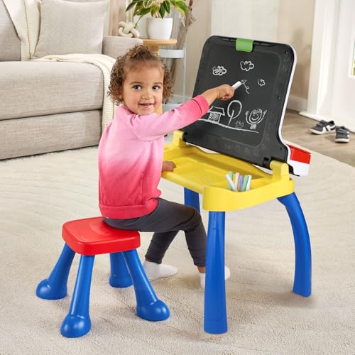 VTech Explore and Write Deluxe Activity Desk (Frustration Free Packaging), Blue - image 9