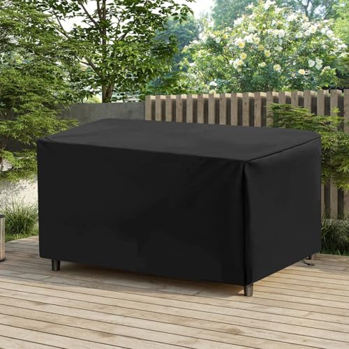 Housse table de jardin rectangulaire bâche salon extérieur imperméable - 2