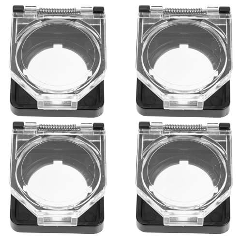 Tapa abatible autoretornable para botón de parada cubiertas de 22 mm transparentes con resorte