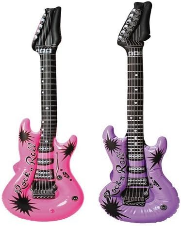 Hinchable Rock guitarras, varios colores 1