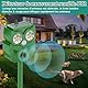 Katzenschreck Ultraschall 2 Stück, Katzenschreck für Garten, 5 Vertreibungsmodi, Wasserdicht IP65,zur Vertreibung von streunenden Katzen