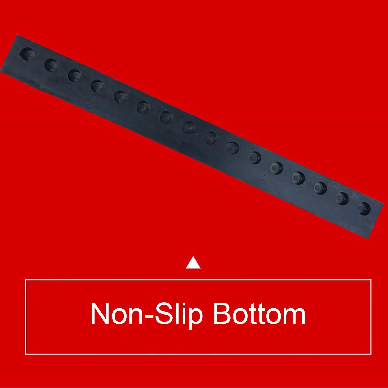 2 Pcs Solid Rubber Driveway Curb Ramps, 0.4-3.9 in High Heavy Duty Threshold Ramps for Driveway Vehicles SUV Truck Forklifts(16 * 7 cm/6.2 * 2.7 in)
