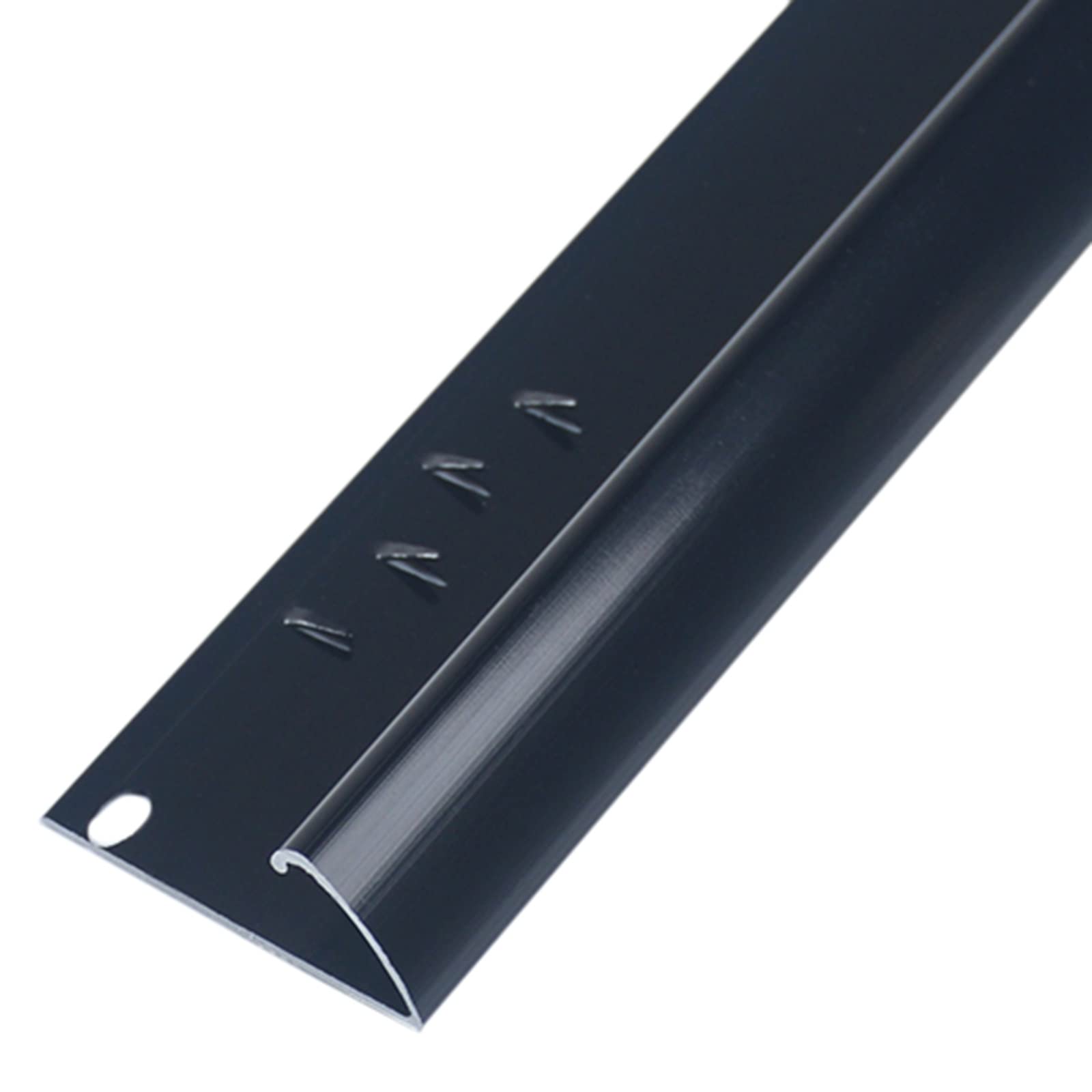 Remys Black Lightweight 3.5Cm Wide Thresholds Reducer,Floor Transition Strip Carpet To Tile, For Indoor Front Door Doorways, Easy To Install(,90Cm/35.4In)