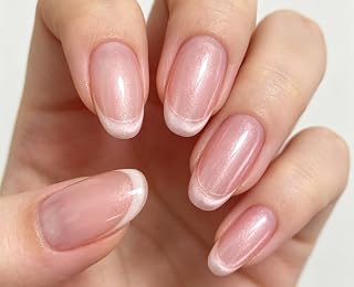Born Pretty French Manicure Kit Soft Pink Cat Magnetic Eye & Jelly Pink | French Tip Gel Polish Set with Magnet and Nail Art Sticker,Soak Off U V Classic French Natural Nail Art DIY Gift for Women