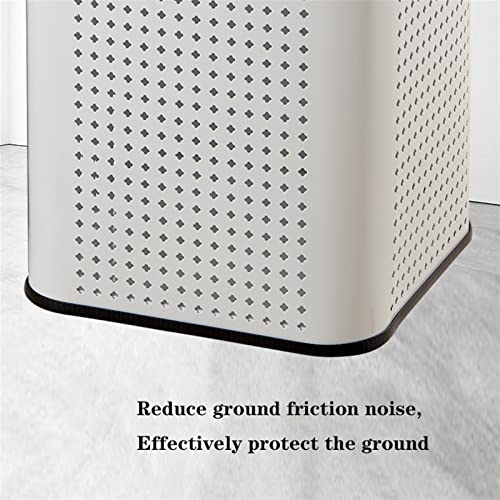 Outdoor/Indoor Trash Can Outdoor Square Commercial Trash Can Metal Spray Paint Trash Can With Top Lid Modern Recycling Bin Garbage Container Use In Backyard, Deck, Or Patio ( Color : Gold , Size : Ch #TOP3