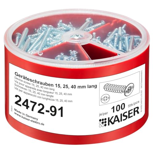 Kaiser Geräteschrauben-Box 2472-91 100 Stk.
