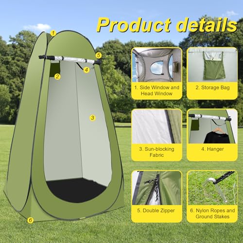 Portable Camping Shower Kit with Bag