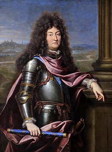 Tableau Louis XIV Roi de France Pierre Mignard impression d'art mural 60x90cm