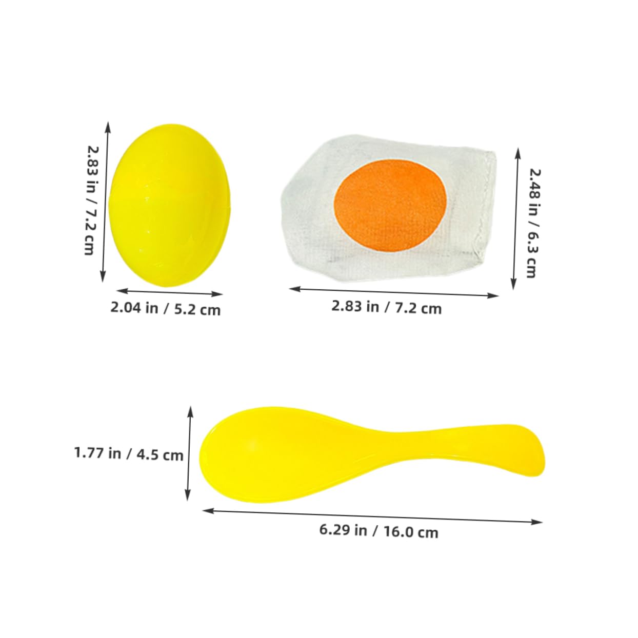 ERINGOGO Spoon Game for Boys and Girls 4 Sets Egg Spoon Race Outdoor Toys Balance Training Toys for Parties Team Building and Skill Development