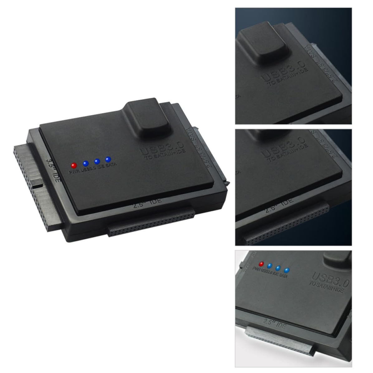 Convertidor de Disco Duro Externo Sata Ide USB 3.0 para 2,5 y 3,5 Pulgadas