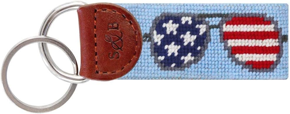 Smathers & Branson American Aviators Needlepoint Key Fob