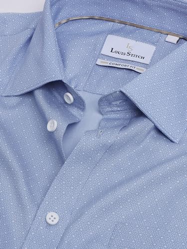 Image of LOUIS STITCH Men's Cotton Regular Fit Shirt (ST-GRP1)