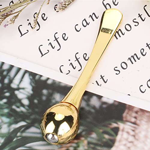 Liga de Zinco Massagem Olho Vara Colher Anti Rugas Creme para Os Olhos Ferramenta Cuidados Com a Pel