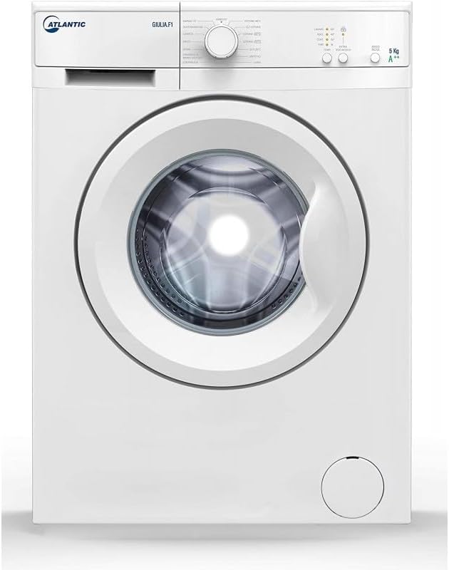 Lavatrice Atlantic GIULIA.F1Y 5 KG Profondità 50 CM Classe Energetica D Lavatrice Atlantic GIULIA.F1Y 5 KG Profondità 50 CM Classe Energetica D