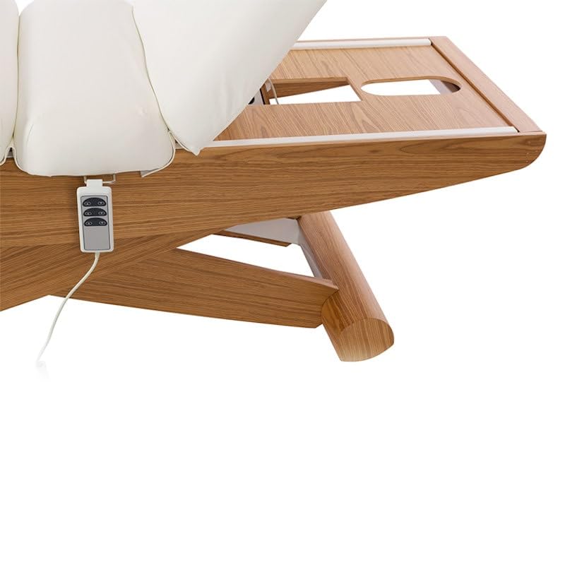 PLUS SANTE – Table d’Examen électrique Olena 188×70×63-93 cm | 3 Moteurs puissants, Design élégant et Silencieux, Confort Premium et stabilité, avec ou sans Pédale de Commande, Blanc (sans pédale)