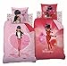 Produktbild Miraculous Ladybug Wende Bettwäsche Set 135x200cm 80x80cm 100% Baumwolle 2 Motive Cat Noir