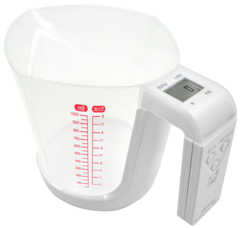 Amazon|ドリテック デジタル計量カップ ファリーヌ 1kg Amazon|ドリテック デジタル計量カップ ファリーヌ 1kg