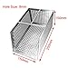 TAMSOI 304 Stainless Steel Strainer Filter Basket for Sink Kitchen Restaurant Sewer (150x250x150mm), Silver