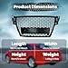 Front Bumper Grille for 2009-2012 Audi A4 B8 Replacement Front Radiator Grill, ABS Upper Hood Hollow Grille Part Car Radiator Guard for 2009 2010 2011 2012 Audi A4 B8