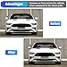 LitMiRaCle Grilles & Grille Guards - Mesh Front Bumper Upper Hood Grille Grill, Compatible with 18-23 Mustang GT EcoBoost，Black