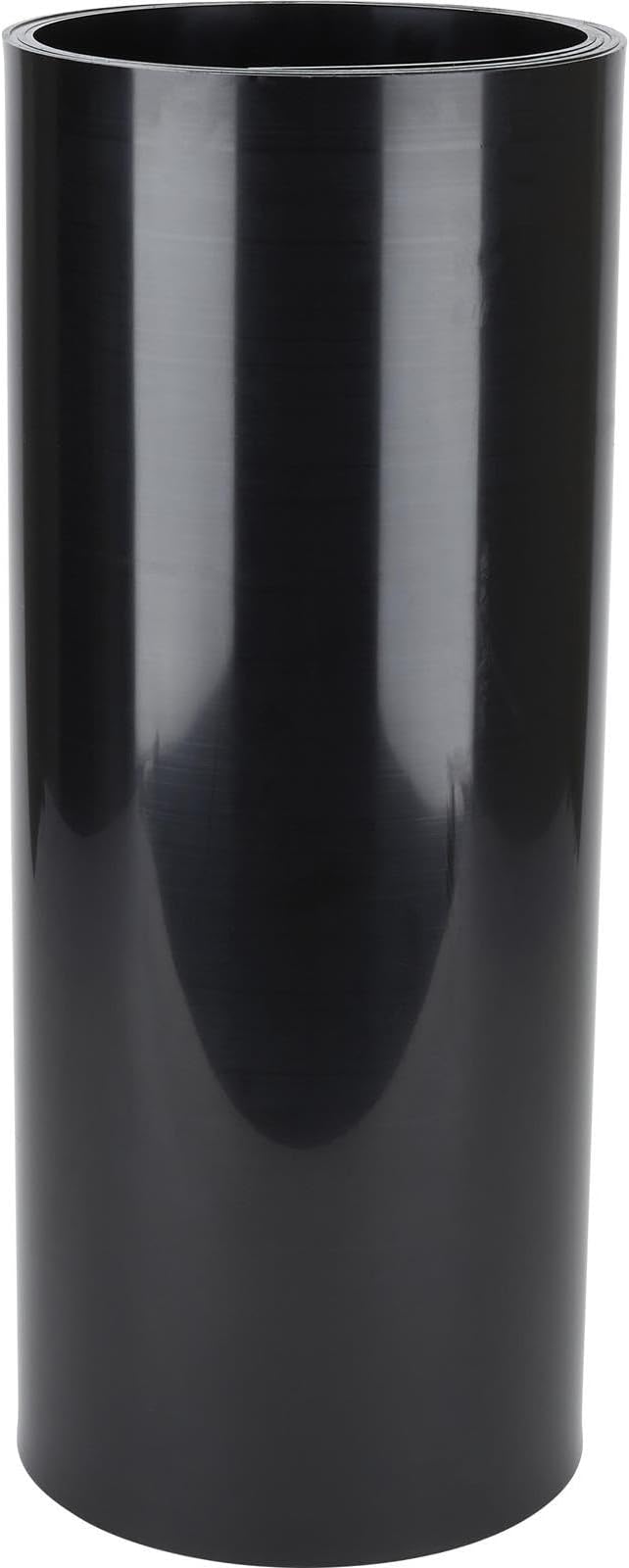 Speedway Motors Colored Plastic HDPE Sheet 10 Ft Rolled, 1/8 Inch Thick, Black, Universal Application for Race Cars, Crafting, and More - Flexible, Waterproof, and Durable