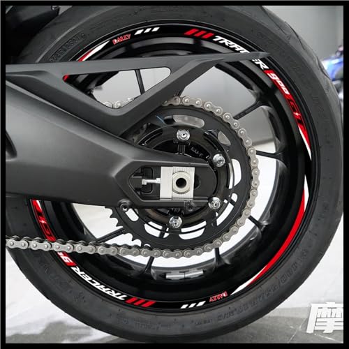Autocollant Réfléchissant Jante Moto Yamaha TMAX Résistant aux Rayures - 3