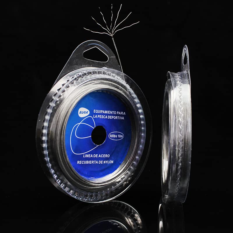 Fil de pêche en acier inoxydable - 4,5 kg - 9,1 kg - 13,6 kg - 18,1 kg - 22,7 kg - 27,2 kg - 36,3 kg - 45,4 kg - 54,4 kg - 63,5 kg - 72,6 kg - 90,7 kg