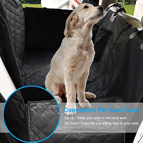 Capa de assento traseiro para carro animal de estimação, tapete universal impermeável, antiderrapant